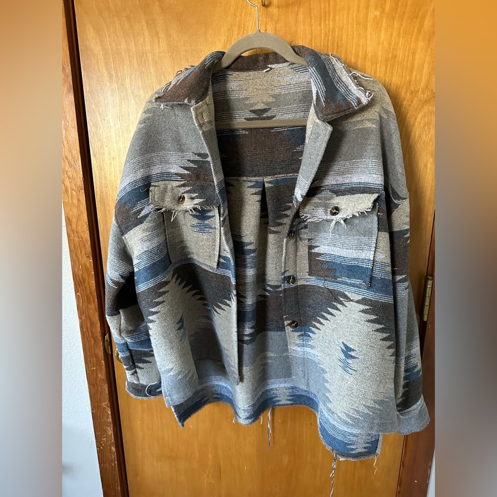 Aztec Western Shacket - image 2
